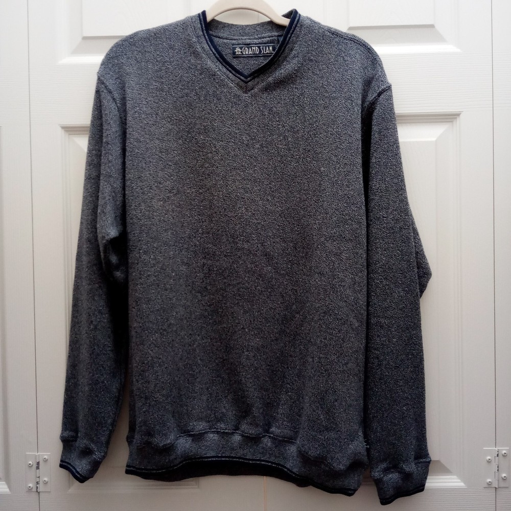 NWT Grand Slam Penguin Men's Golf Blue Sweater in Size Small